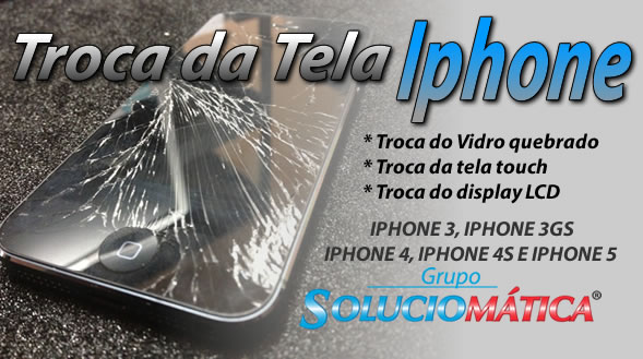 troca da tela do iphone rj