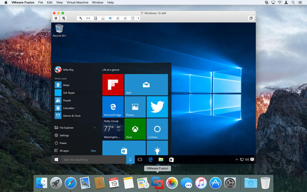 windows 10 vm on mac